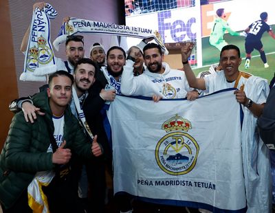 encuentro de peñas madridistas en rabat