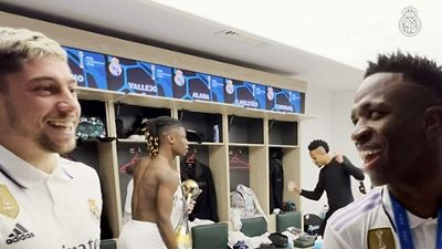 Inside Real Madrid: Valverde and Vini Jr., the standout performers at the Club World Cup, joke around during the celebrations