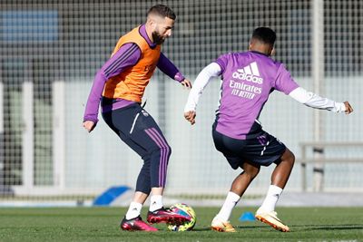 entrenamiento del real madrid