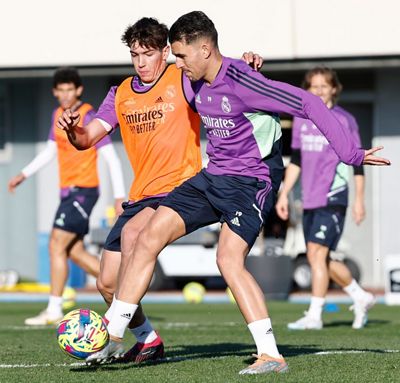 entrenamiento del real madrid
