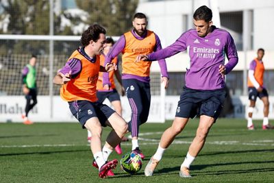 entrenamiento del real madrid