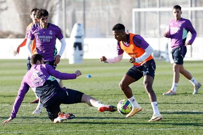 entrenamiento del real madrid