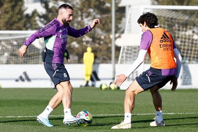 entrenamiento del real madrid