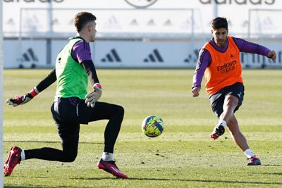 entrenamiento del real madrid