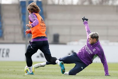 entrenamiento del real madrid