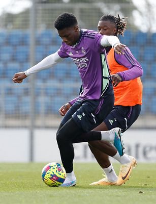 entrenamiento del real madrid