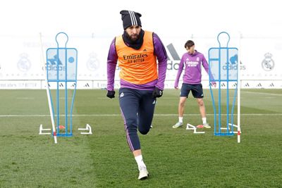 entrenamiento del real madrid