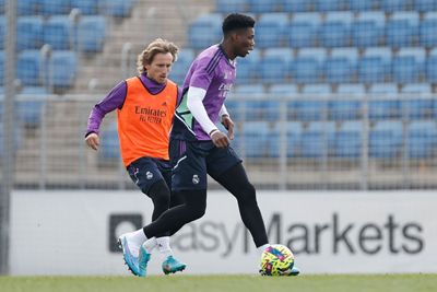 entrenamiento del real madrid