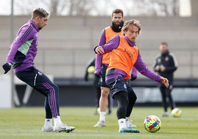 entrenamiento del real madrid