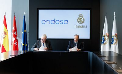 florentino pérez y josé bogas firmaron el acuerdo de colaboración para las escuelas de la fundación