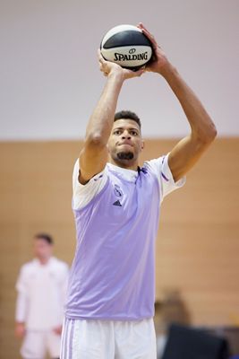 entrenamiento del real madrid de baloncesto