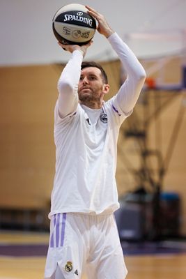 entrenamiento del real madrid de baloncesto
