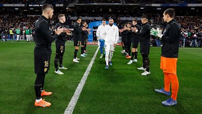 Guard of honour for the Club World Cup champions