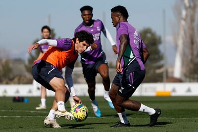 entrenamiento del real madrid