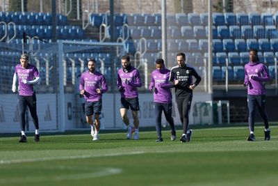 entrenamiento del real madrid