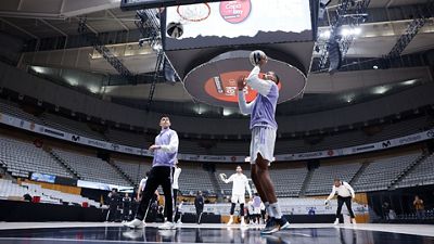 Último entrenamiento antes del debut en la Copa