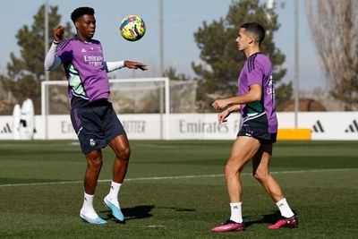 entrenamiento del real madrid