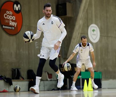 entrenamiento del real madrid de baloncesto