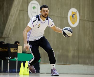 entrenamiento del real madrid de baloncesto