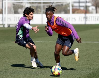entrenamiento del real madrid
