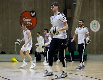 entrenamiento del real madrid de baloncesto