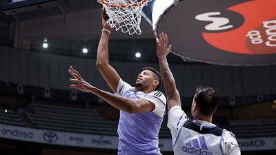 El equipo se entrenó antes de la semifinal de la Copa