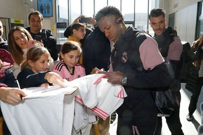llegada del real madrid a pamplona