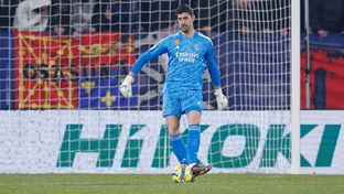 Courtois, 100 victorias en Liga con el Real Madrid: 'Ha sido un partido intenso'