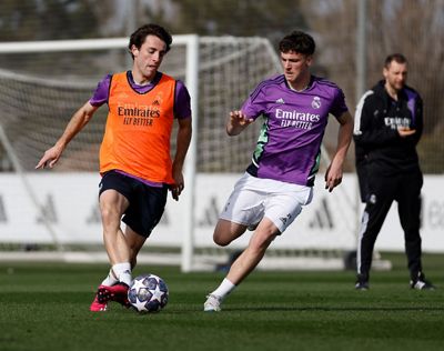 entrenamiento del real madrid
