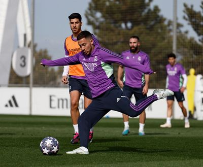 entrenamiento del real madrid