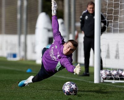 entrenamiento del real madrid