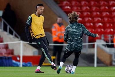 entrenamiento del real madrid