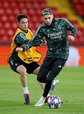entrenamiento del real madrid