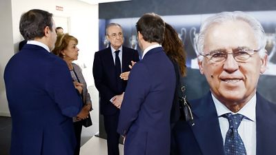 Moving farewell to Amancio at the Santiago Bernabéu