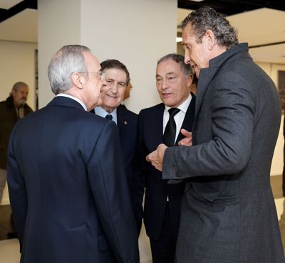 capilla ardiente de amancio amaro en el santiago bernabéu