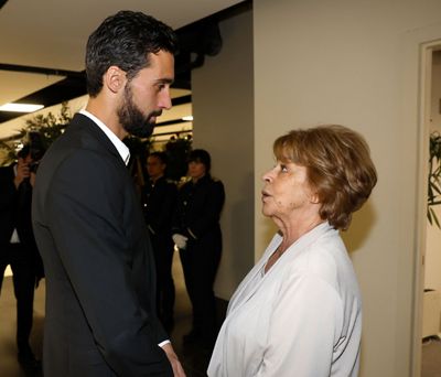 capilla ardiente de amancio amaro en el santiago bernabéu