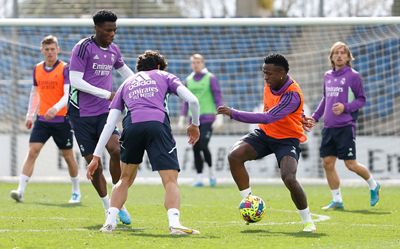 entrenamiento del real madrid