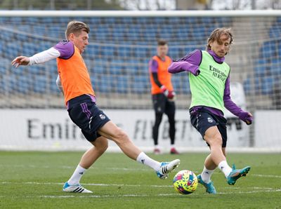 entrenamiento del real madrid