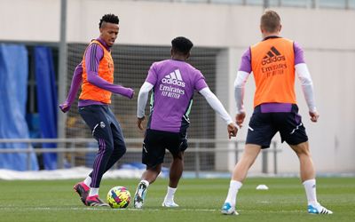 entrenamiento del real madrid