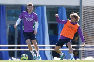 entrenamiento del real madrid