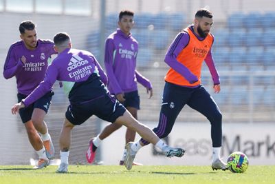 entrenamiento del real madrid