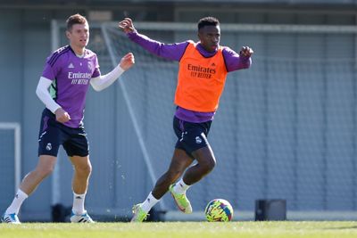 entrenamiento del real madrid