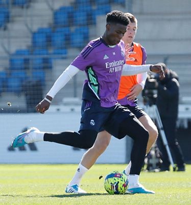 entrenamiento del real madrid