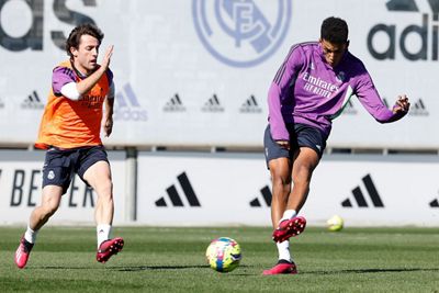 entrenamiento del real madrid