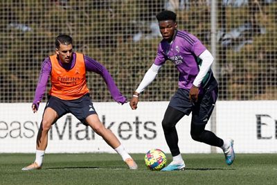 entrenamiento del real madrid