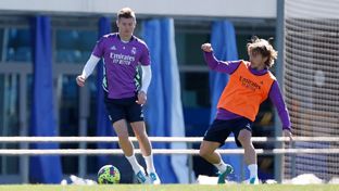 Letzte Trainingseinheit vor dem Derby