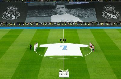 el santiago bernabéu rindió un emocionante homenaje a amancio
