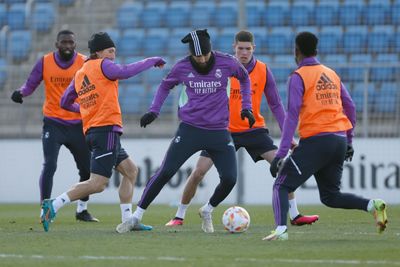 entrenamiento del real madrid