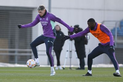 entrenamiento del real madrid