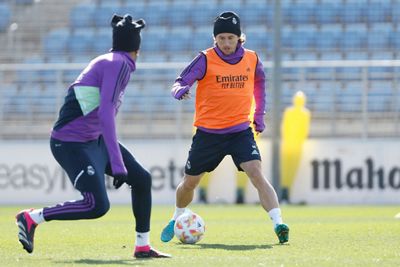 entrenamiento del real madrid